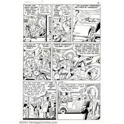 Steve Ditko - Original Art Panel Pages from Thunder Agents #18 Page 3 (Tower, 1968). Steve Ditko...