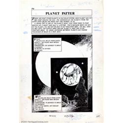 Sam Glanzman - Original Art for The World Around Us #5, pages 72, 73, and 74, "Planet Patter" (Gi...