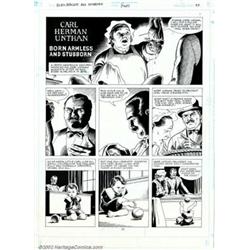 Russ Heath - Original Art for The Big Book of Freaks, Complete 6-page Story, "Carl Herman Unthan"...