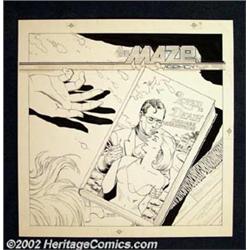 Russ Heath - Original Cover Art for The Maze Agency #16 (Comico, 1990). Justly famous for his inc...