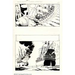 Russ Heath - Original Art for Penthouse Comics, complete 9-page story,  Pirate Hearts, Part I, Mi...