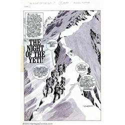 Russ Heath - Original Art for Vampirella #77, Complete 10-page Story, "The Night of the Yeti" (Wa...