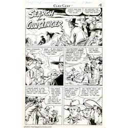 Bob Jenney - Original Art for Clay Cody, Gunslinger #1, Complete 8-page Story, "Search for a Guns...
