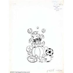 Hank Ketchum - Original Art Cover for Dennis the Menace Pocket Full of Fun! #45 (Fawcett Publicat...