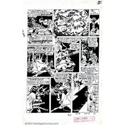 Joe Kubert - Original Art for Speed Comics #35, page 7 (Harvey, 1944). An early effort by an arti...