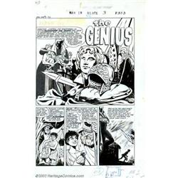 Bob Powell - Original Art Complete Story for Man In Black # 3, pages 3-7 (Harvey Publications, 19...