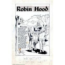 Jack Sparling - Original Art for Classics Illustrated #7, page 1 (Gilberton,1956 ). The gentleman...