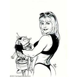 Dave Stevens - Original Illustration of The Blonde Avenger (1990s).  Any time the legendary artis...