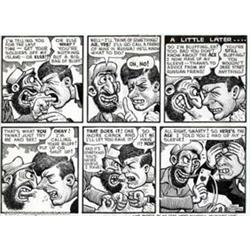 Basil Wolverton - Original Comic Strip Art (undated). One of the early pioneers of comics, Basil...