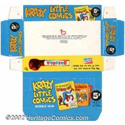 Krazy Little Comics Original Display Box (Topps Chewing Gum, Inc., 1960s). A little-known set of...