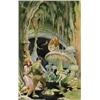 Image 1 : Frank Frazetta - Original Watercolor Painting, "The Secret People" (Lancer, 1964). Frank Frazetta...