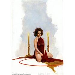 Luis Roca - Original Painting, "Crimson Embrace" (SQP, Inc, 1997). Well-known in Europe as the pr...