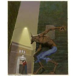 Robh Ruppel - Original Oil Painting (undated). A somewhat twisted reinterpretation of the cover o...