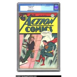 Action Comics #98 (DC, 1946) CGC VF/NM 9.0 Cream to off-white pages. Wayne Boring has Superman sp...