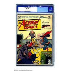 Action Comics #142 (DC, 1950) CGC NM 9.4 White pages. This stunning copy is from the private coll...