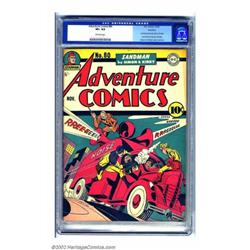 Adventure Comics #80 Rockford pedigree (DC, 1942) CGC VF+ 8.5 Off-white pages. This bright and bo...