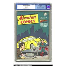 Adventure Comics #103 "D" pedigree (DC, 1946) CGC NM 9.4 Off-white pages. Superboy sets up shop t...