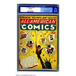 All-American Comics #1 (DC, 1939) CGC FN+ 6.5 Cream to off-white pages. The title that would even...
