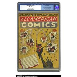 All-American Comics #1 (DC, 1939) CGC VG+ 4.5 Cream to off-white pages. First appearance of Hop H...