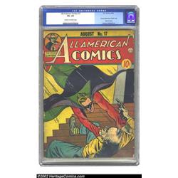 All-American Comics #17 (DC, 1940) CGC VG- 3.5 Cream to off-white pages. Sheldon Moldoff handled...