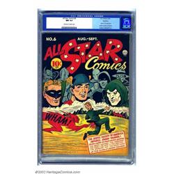 All Star Comics #6 Rockford pedigree (DC, 1941) CGC NM 9.4 Off-white to white pages. Johnny Thund...