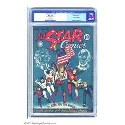 All Star Comics #22 Double cover (DC, 1944) CGC VF- 7.5 Off-white pages. The entire Justice Socie...