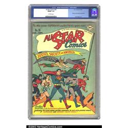All Star Comics #36 (DC, 1947) CGC FN/VF 7.0 Off-white pages. Irwin Hasen does one of the more fa...