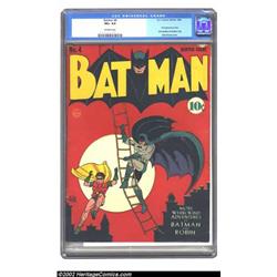 Batman #4 (DC, 1940) CGC VG+ 4.5 Off-white pages. This nice, tight copy features the third appear...