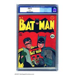 Batman #8 (DC, 1942) CGC VF/NM 9.0 White pages. Okay, Mr./Ms. Persnickety, you've been looking fo...
