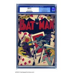 Batman #11 (DC, 1942) CGC FN/VF 7.0 Cream to off-white pages. Overstreet refers to this Fred Ray/...