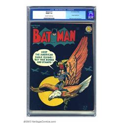 Batman #17 (DC, 1943) CGC FN/VF 7.0 Off-white to white pages. Great-looking copy we're surprised...