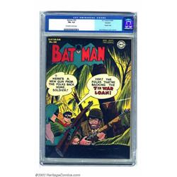 Batman #30 Rockford pedigree (DC, 1945) CGC FN+ 6.5 Off-white to white pages. Jerry Robinson's wa...