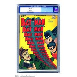 Batman #31 (DC, 1945) CGC VF 8.0 White pages. The striking cover by Dick Sprang looks to be a not...