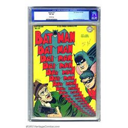 Batman #31 (DC, 1945) CGC VF 8.0 Off-white pages. The two equally famous Batman artists, Dick Spr...