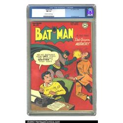 Batman #35 (DC, 1946) CGC NM 9.4 Off-white to white pages. Robin instructs Batman on how to beat...
