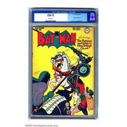 Batman #36 (DC, 1946) CGC VF/NM 9.0 Off-white pages. One of the finest copies of this issue that...