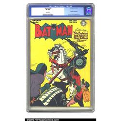 Batman #36 (DC, 1946) CGC VF 8.0 White pages. This wonderful early Batman issue features Batman a...