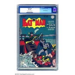 Batman #43 (DC, 1947) CGC VF+ 8.5 Cream to off-white pages. If you're holding out for a Near Mint...
