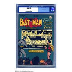 Batman #48 (DC, 1948) CGC VF/NM 9.0 Off-white to white pages. Here's yet another "best copy of th...