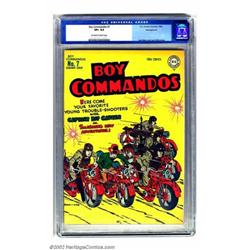Boy Commandos #7 Pennsylvania pedigree (DC, 1944) CGC VF+ 8.5 Off-white to white pages. Not much...