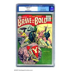 The Brave and the Bold #1 (DC, 1955) CGC VG/FN 5.0 Off-white pages. Knights in armor, swords and...