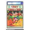 Image 1 : Comic Cavalcade #1 (DC, 1942) CGC FN+ 6.5 Off-white pages. Green Lantern, Wonder Woman and the Fl...