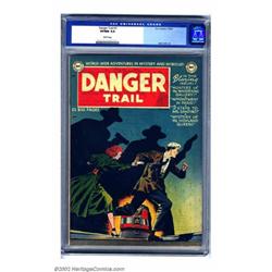 Danger Trail #1 (DC, 1950) CGC VF/NM 9.0 White pages. This is simply a drop-dead gorgeous copy of...