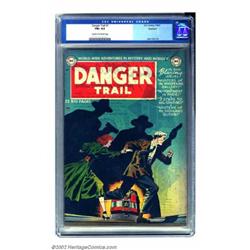 Danger Trail #1 Rockford pedigree (DC, 1950) CGC FN+ 6.5 Cream to off-white. Carmine Infantino of...