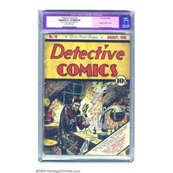 Detective Comics #18 (DC, 1938) CGC Apparent GD+ 2.5 Slight (A) Slightly brittle pages. This issu...