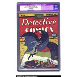 Detective Comics #33 (DC, 1939) CGC Apparent FN 6.0 Extensive (P) Slightly brittle pages. Restora...
