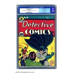 Detective Comics #46 Rockford pedigree (DC, 1940) CGC VG/FN 5.0 Off-white pages. This is an extre...
