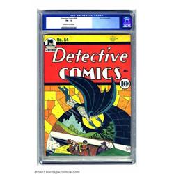 Detective Comics #54 (DC, 1941) CGC FN- 5.5 Off-white to white pages. Like-new colors complement...