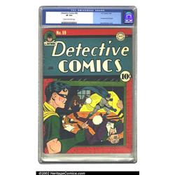 Detective Comics #59 (DC, 1942) CGC VF 8.0 Cream to off-white pages. The second appearance of the...
