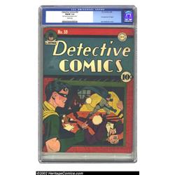 Detective Comics #59 (DC, 1942) CGC 7.0 FN/VF Cream pages. Batman dishes out a couple of knuckle...